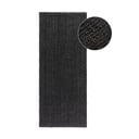 Černý jutový běhoun 80x200 cm Bouclé – Hanse Home