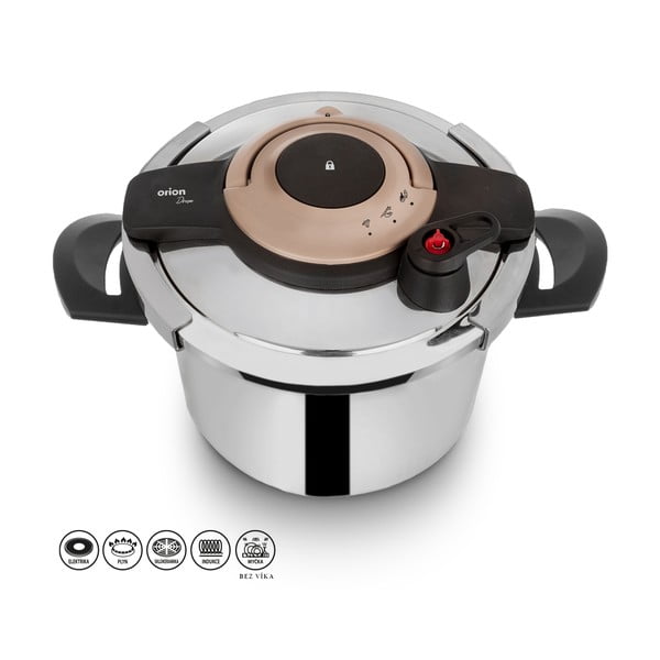 Tlakový nerezový hrnec 7 l Drone – Orion-image-1