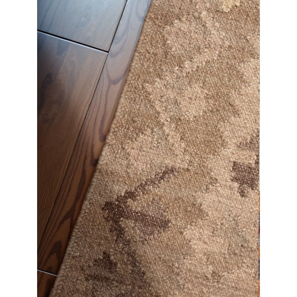 Světle modrý/béžový oboustranný ručně tkaný vlněný koberec 160x230 cm Kamal Dune – Nouristan-image-4