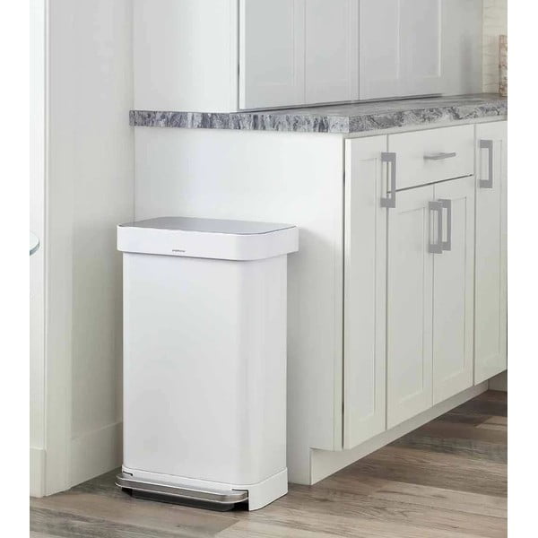 Pedálový ocelový odpadkový koš 45 l - simplehuman-image-1