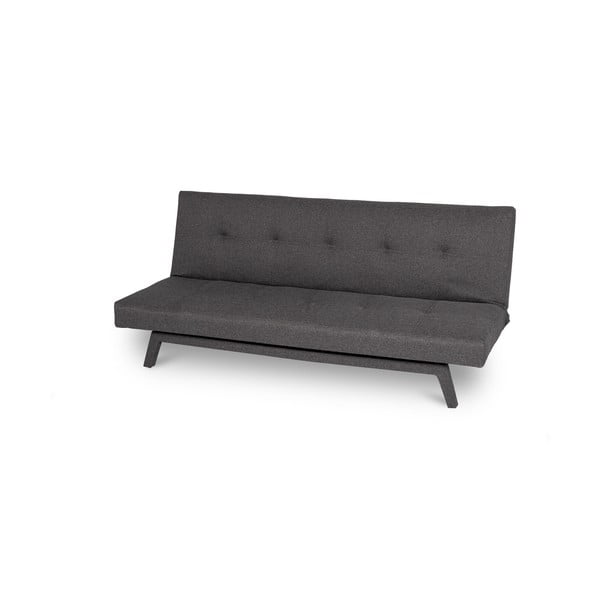 Tmavě šedá rozkládací pohovka s šedými nohami Debut Ozzie-image-1