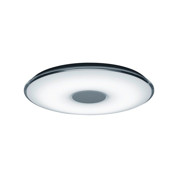 Bílé kulaté stropní LED svítidlo na dálkové ovládání Trio Tokyo, průměr 60 cm