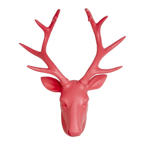 Růžová nástěnná dekorace YWL Deer