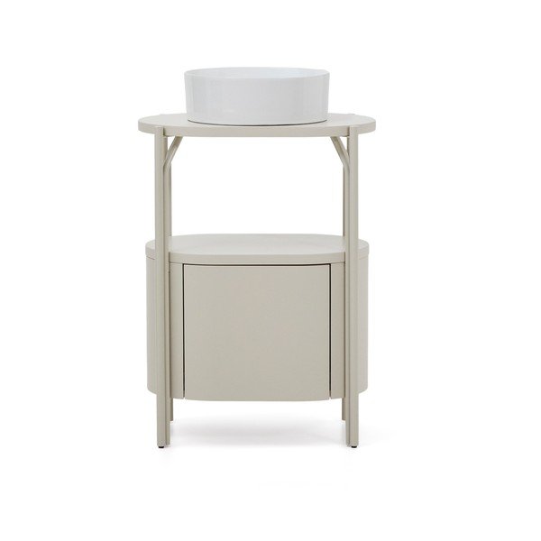 Bílá skříňka pod umyvadlo 60x81 cm Arely – Kave Home-image-3