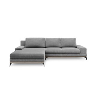 Šedá rozkládací rohová pohovka Windsor & Co Sofas Planet, levý roh