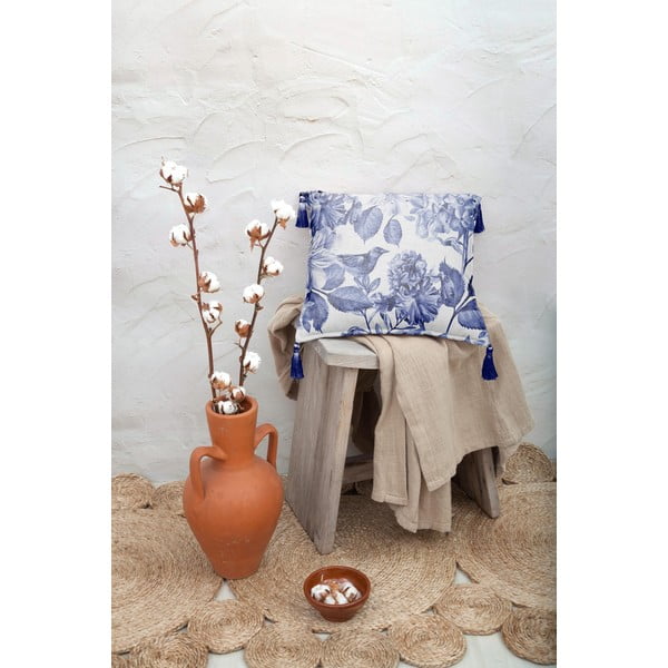 Dekorativní polštář Really Nice Things Borlas Blue Birds, 45 x 45 cm-image-1