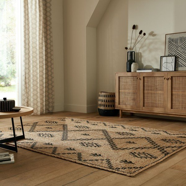 Jutový koberec v přírodní barvě 120x170 cm Rowen – Flair Rugs-image-1
