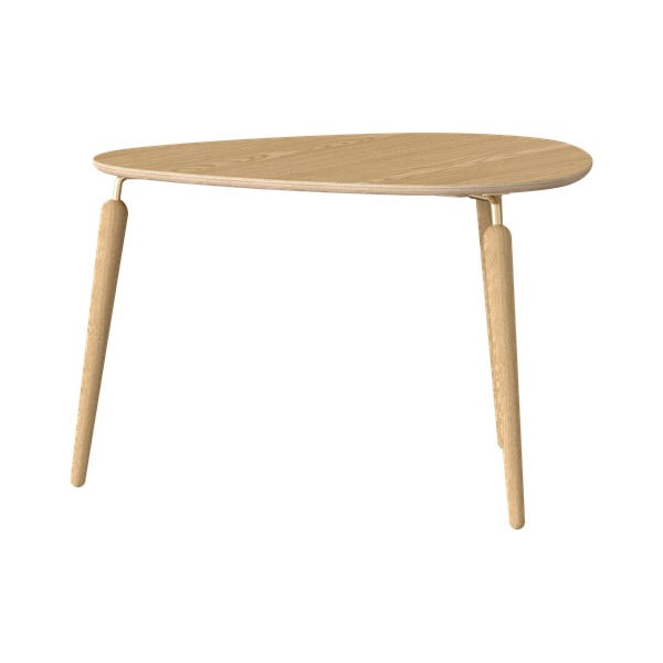 Konferenční stolek v přírodní barvě ø 80 cm Hang Out – UMAGE-image-3