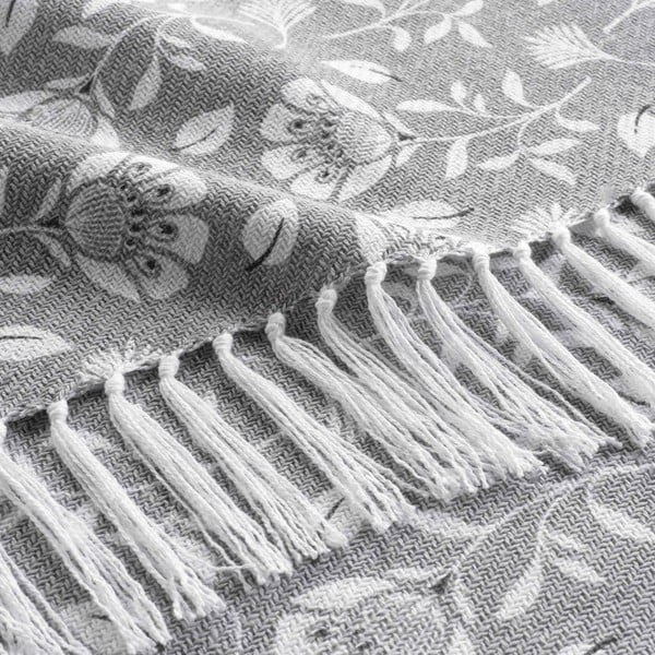 Šedá deka 125x150 cm Flavie – douceur d'intérieur-image-1