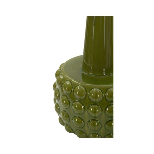 Bílá/zelená keramická stolní lampa s textilním stínidlem (výška 51,5 cm) Gress – Mauro Ferretti-image-3
