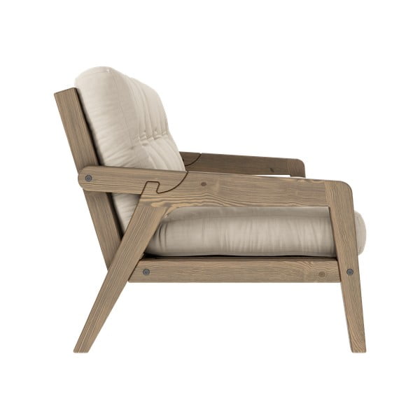 Béžová rozkládací pohovka 204 cm Grab - Karup Design-image-4