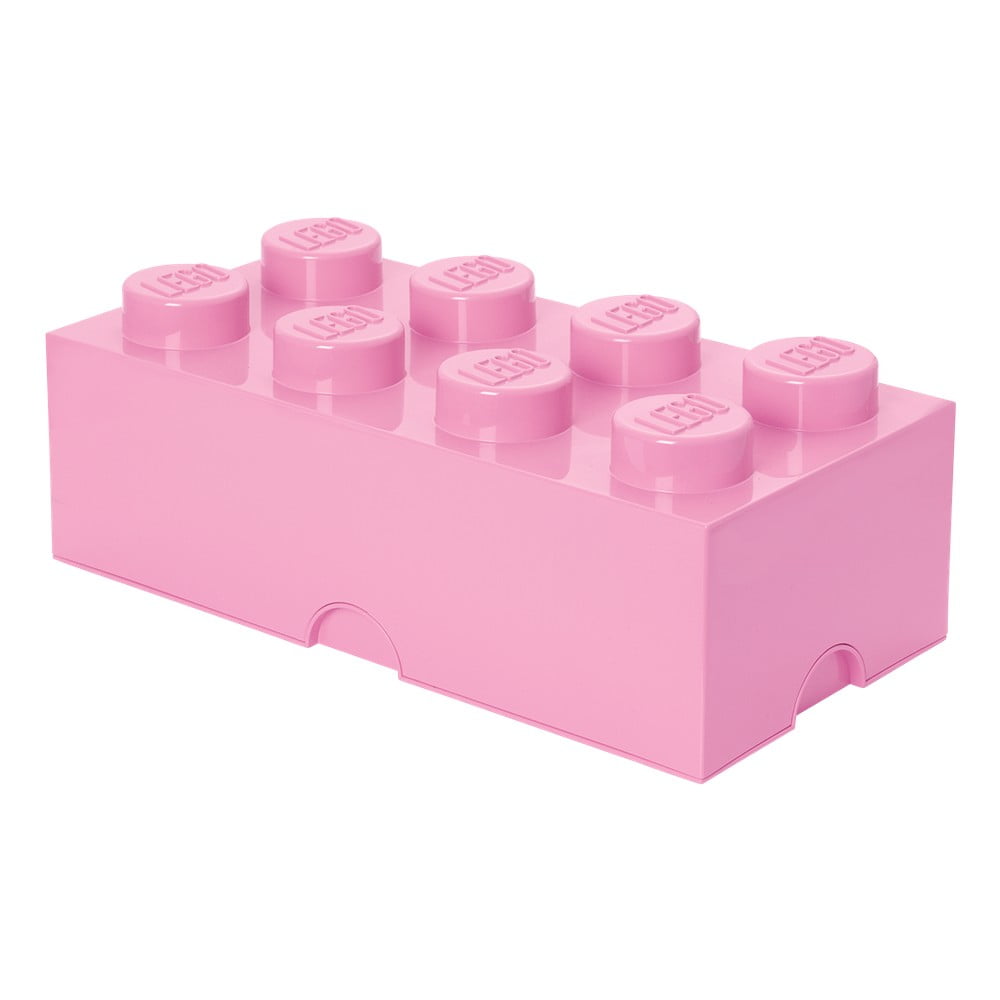 Světle růžový úložný box LEGO®