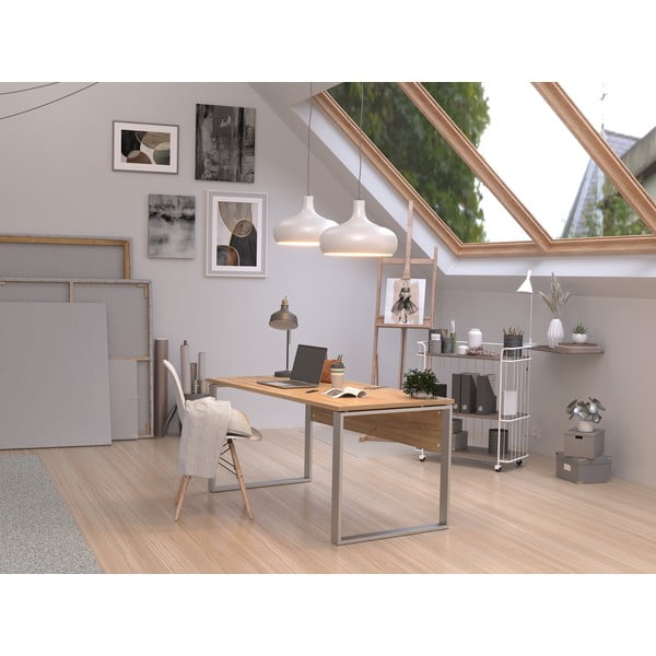 Pracovní stůl v dekoru dubu 79x158 cm Altino – Germania-image-1