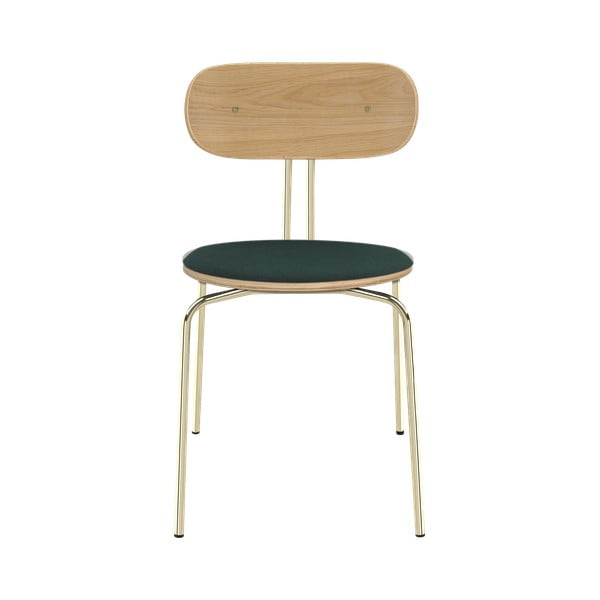 Jídelní židle v tmavě zeleno-zlaté barvě Curious – UMAGE-image-2