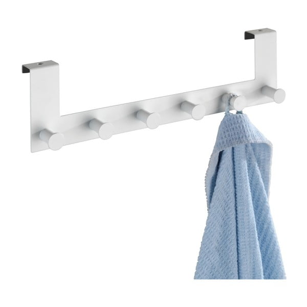 Bílý kovový věšák na dveře 39 cm Celano – Wenko-image-2
