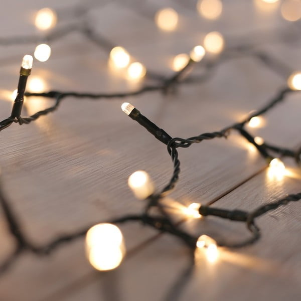 Zelený LED světelný řetěz DecoKing Basic, 100 světýlek, délka 10,43 m-image-1