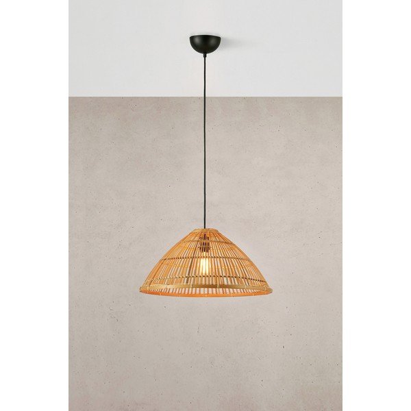 Závěsné svítidlo v přírodní barvě s bambusovým stínidlem ø 58 cm Capello – Markslöjd-image-1