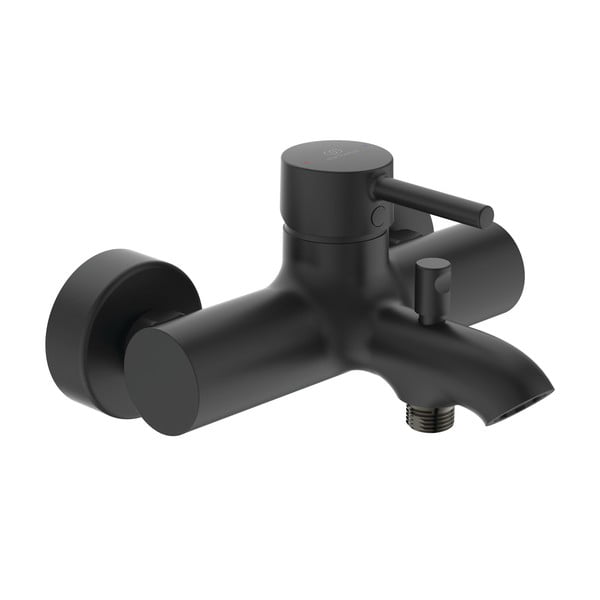 Matně černá vanová nástěnná baterie Silk Black – Ideal Standard