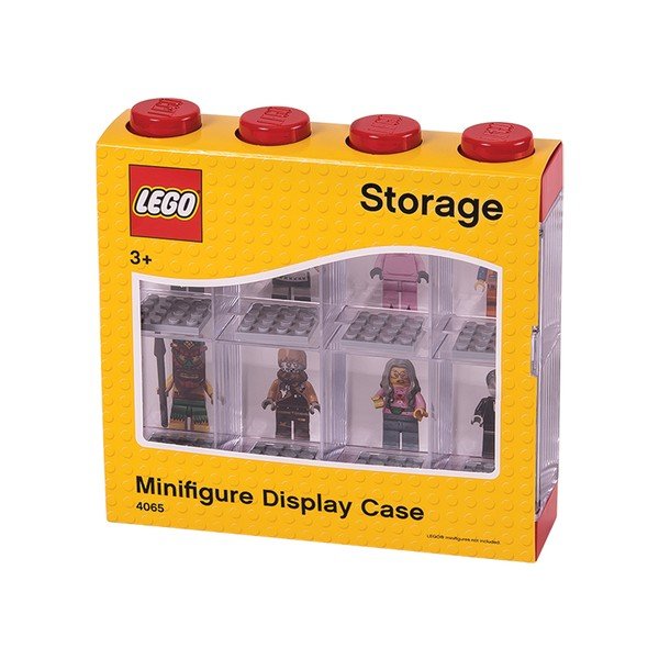 Červenobílá sběratelská skříňka na 8 minifigurek LEGO®-image-3