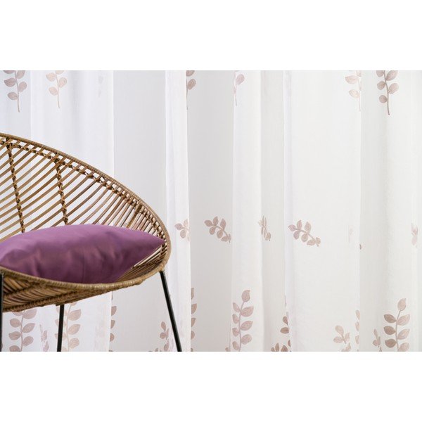 Bílá záclona 300x245 cm Melissa – Mendola Fabrics-image-2