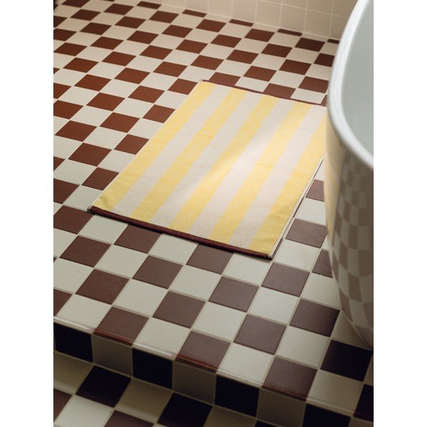Žlutá textilní koupelnová předložka 50x80 cm Gobo – noo.ma-image-2