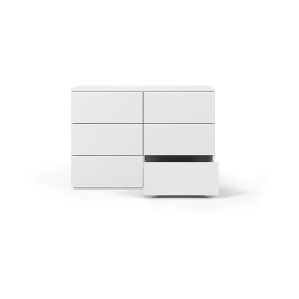 Bílá komoda s šuplíky TemaHome Join, 120 x 84 cm-image-3