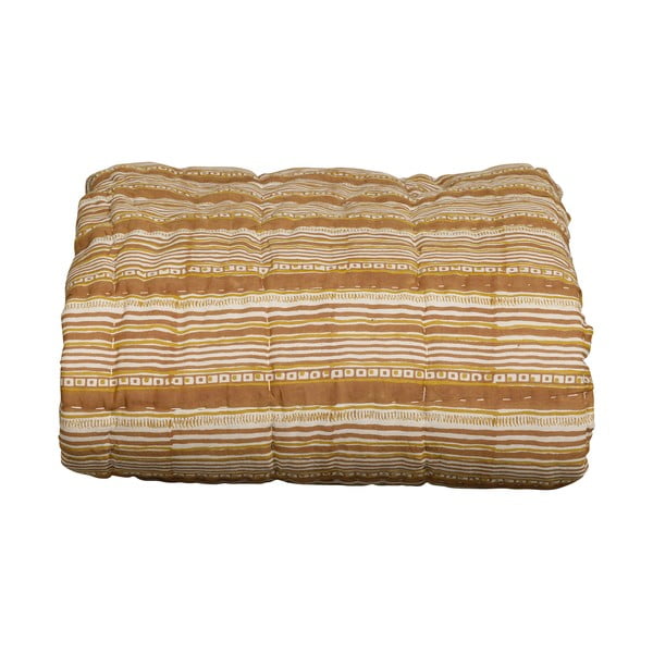 Hnědo-béžový bavlněný přehoz na dvoulůžko 220x265 cm Banding – BePureHome-image-4