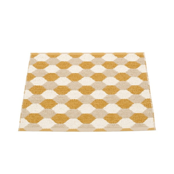 Okrově žlutý vnitřní a venkovní koberec 60x70 cm Dana Ochre – Pappelina