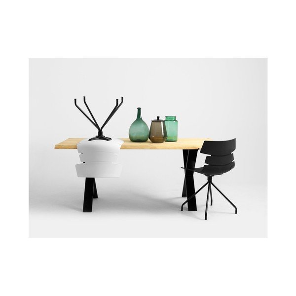 Jídelní stůl s deskou z dubového dřeva Custom Form Cross, 180 x 90 cm-image-3