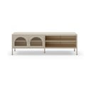 Krémový TV stolek 160x50 cm Diora – Marckeric