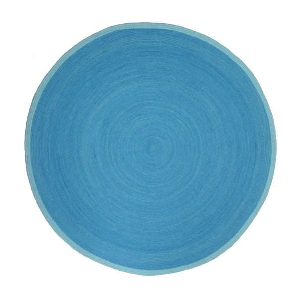Dětský modrý koberec Nattiot Tapis, Ø 90 cm