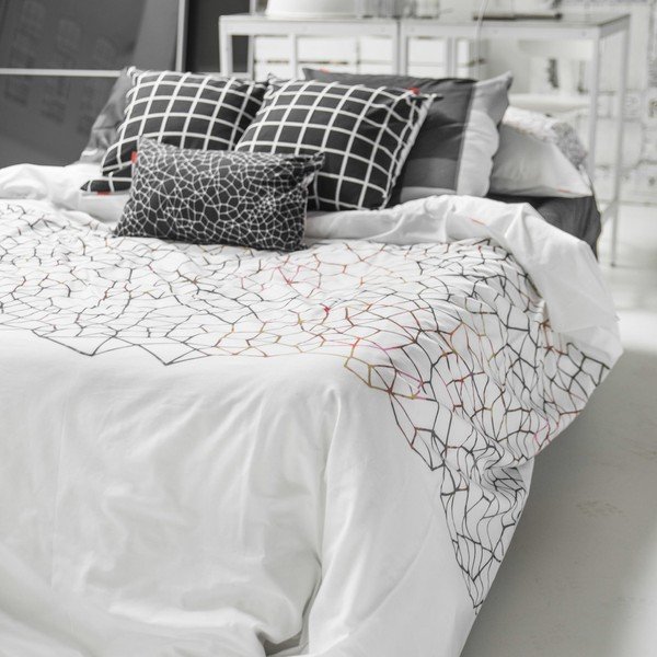 Bavlněný povlak na peřinu Blanc Net, 200 x 200 cm-image-4
