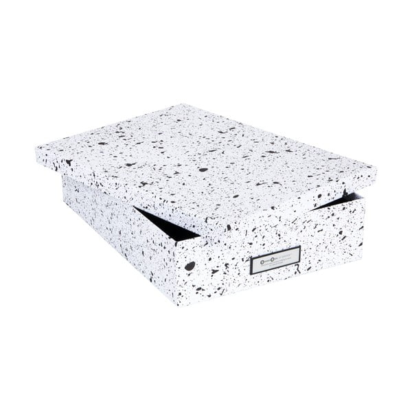 Černo-bílá úložná krabice Bigso Box of Sweden Oskar-image-3