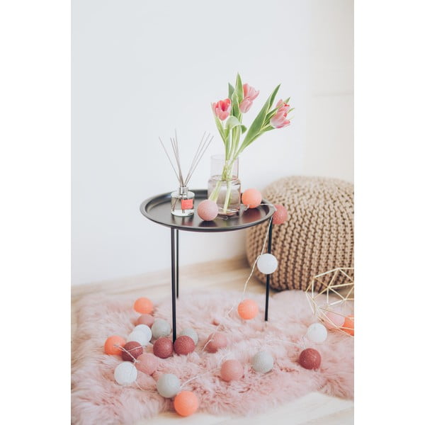 Hnědý světelný řetěz s LED žárovkami LUKKA, 15 světýlek-image-3