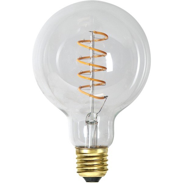 Teplá LED stmívatelná filamentová žárovka E27, 4 W Spiral Filament – Star Trading-image-2