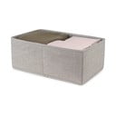 Šedý úložný box Compactor Oxford, 42 x 26 cm