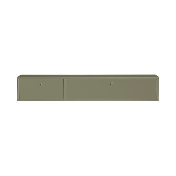 Khaki TV stolek 136x22x32,5 cm Mistral – Hammel Furniture