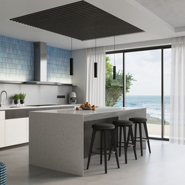 Černé závěsné svítidlo Gleam – Sollux-image-1