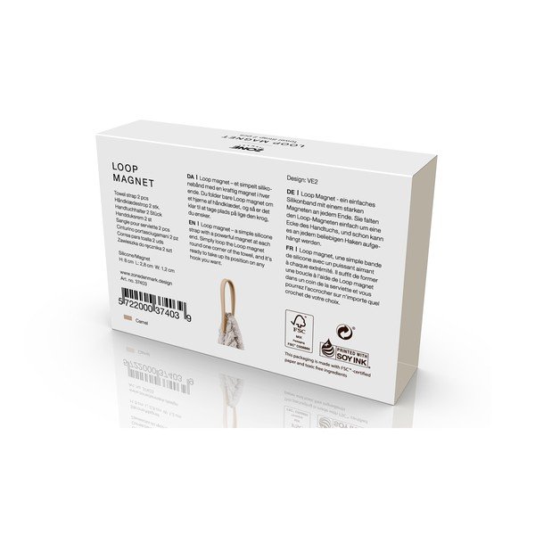 Béžová poutka v sadě 2 ks bez vrtání Loop – Zone-image-4