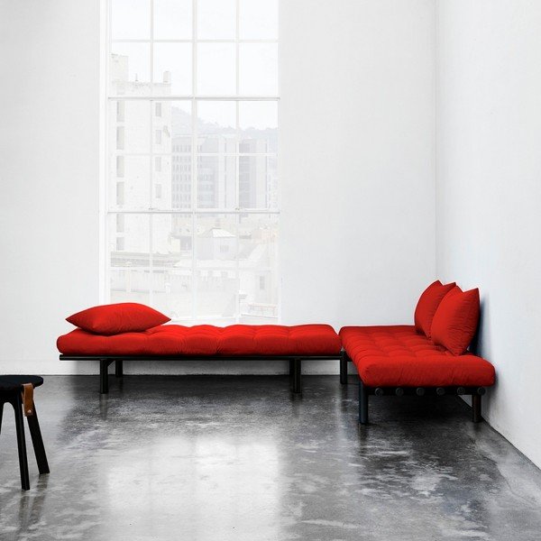 Pohovka Karup Pace Black/Red-image-1