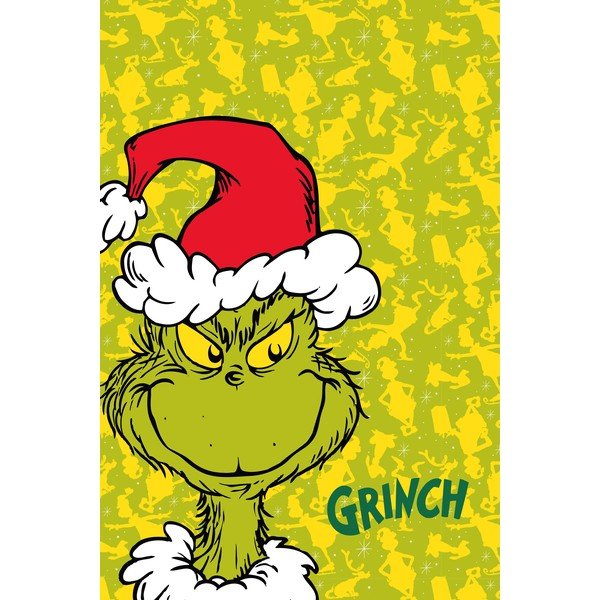 Zelená fleecová dětská deka 100x150 cm Grinch – Jerry Fabrics