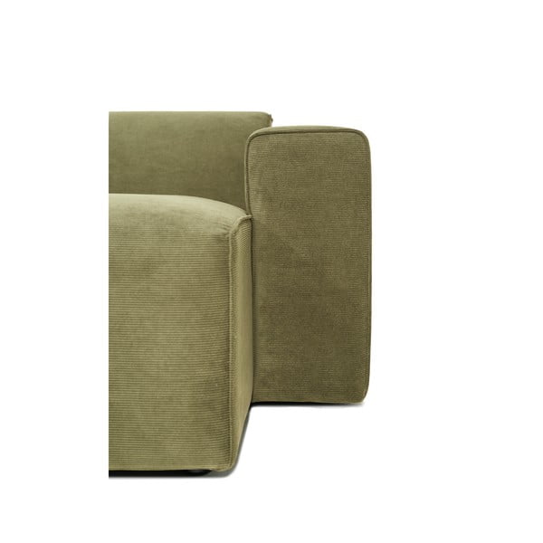 Zelená manšestrová rohová pohovka (pravý roh) Sting - Scandic-image-4