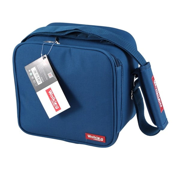 Modrá obědová taška Bergner Cube