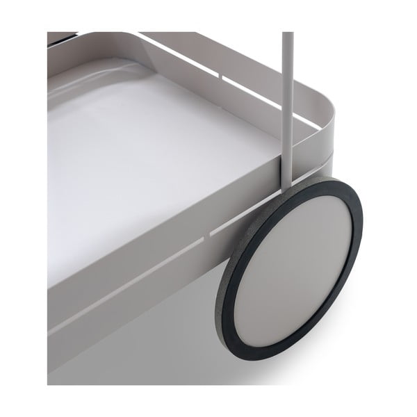 Kovový servírovací stolek na kolečkách 74x42 cm Gin & Trolley – Spinder Design-image-4