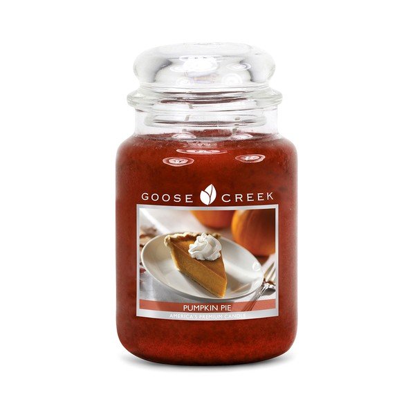 Vonná svíčka ve skleněné dóze Goose Creek Dýňový Koláč, 150 hodin hoření