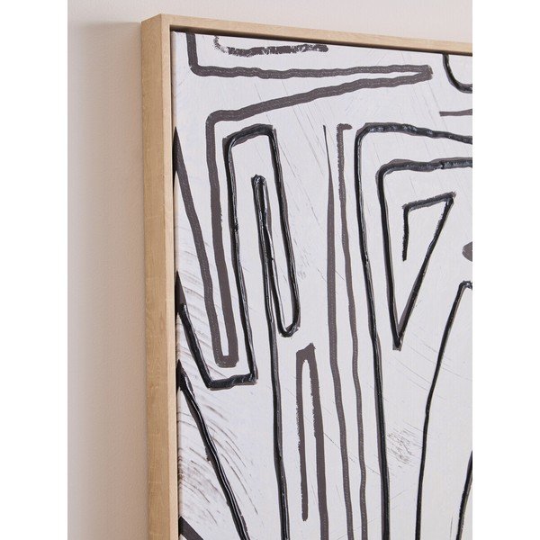 Obraz s rámem/na plátně 83x123 cm Astratto – Premier Housewares-image-4