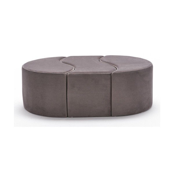 Šedý taburet Alya – Artie