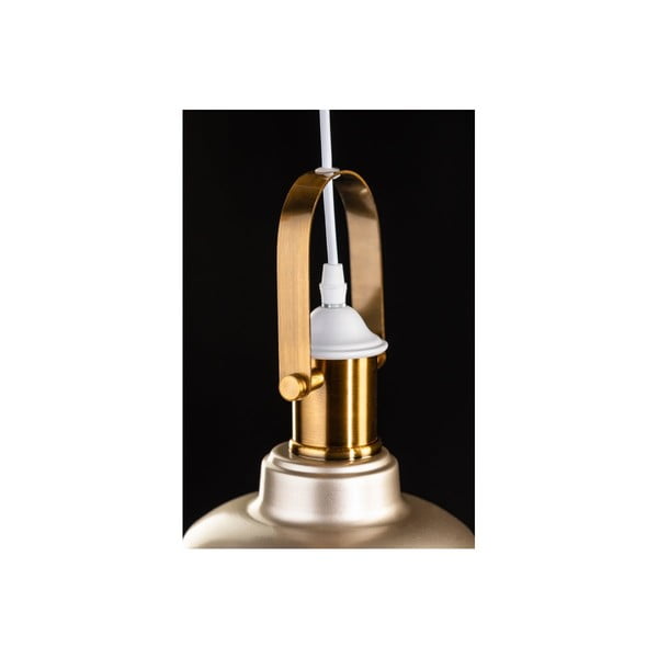 Béžové závěsné svítidlo s kovovým stínidlem ø 22 cm Zenit – GTV-image-1