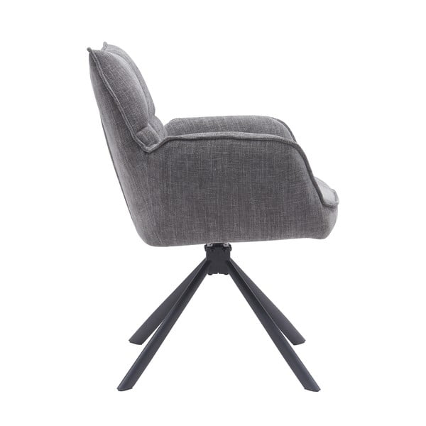 Šedá čalouněná jídelní křesla v sadě 2 ks Marilla – Unique Furniture-image-2