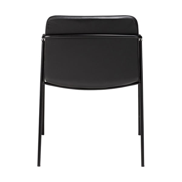 Černá jídelní židle z imitace kůže DAN-FORM Denmark Boto-image-4